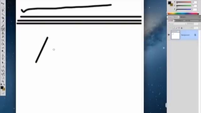 Photoshop Tutorial: Drawing Straight Lines, Triangle смотреть онлайн