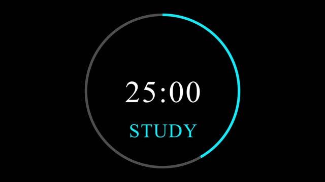 1 Hours - Study With Me | Pomodoro Timer | Focus Timer 1x Work 60/10 смотреть онлайн