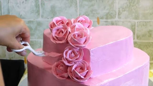 kā pagatavot rozes, lai dekorētu kūku смотреть онлайн