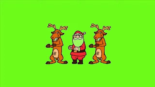 Футаж на хромакее За окошком снег идет, Пьяный дед Мороз поет Все танцуют до утра, Не сидим на месте смотреть онлайн