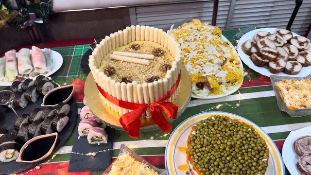 Новогодний стол🎄😋Разнообразное меню смотреть онлайн