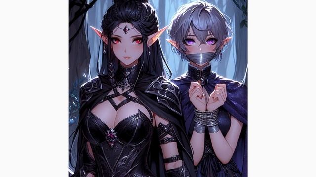 ASMR Story - Dark Elf Girls show off their bondage skills [tied up] [gagged] [handgag] [duct tape] смотреть онлайн