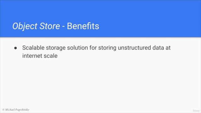 1610Scalable Unstructured Data Storage смотреть онлайн