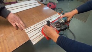 Заусовщик для запила плитки под 45 с пылеотводом! Чудо инструмент!