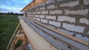 ✔Простые леса на стройку! НУ ОЧЕНЬ ПРОСТЫЕ😊Для работы на одной из сторон кровли двускатной крыши!