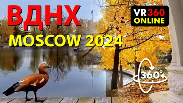 VR 360 video 4K 360 3D Москва 2024 ВДНХ ЗОЛОТАЯ ОСЕНЬ VR 4K видео для vr очков 360 3D video