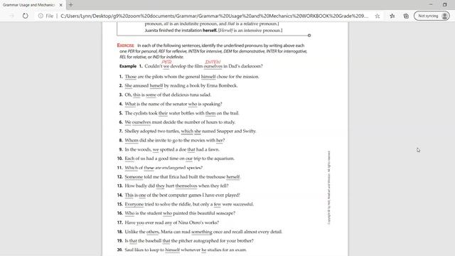 English Grade 9 9 20 2020 Grammar Chapter 1 pp 6 10 смотреть онлайн