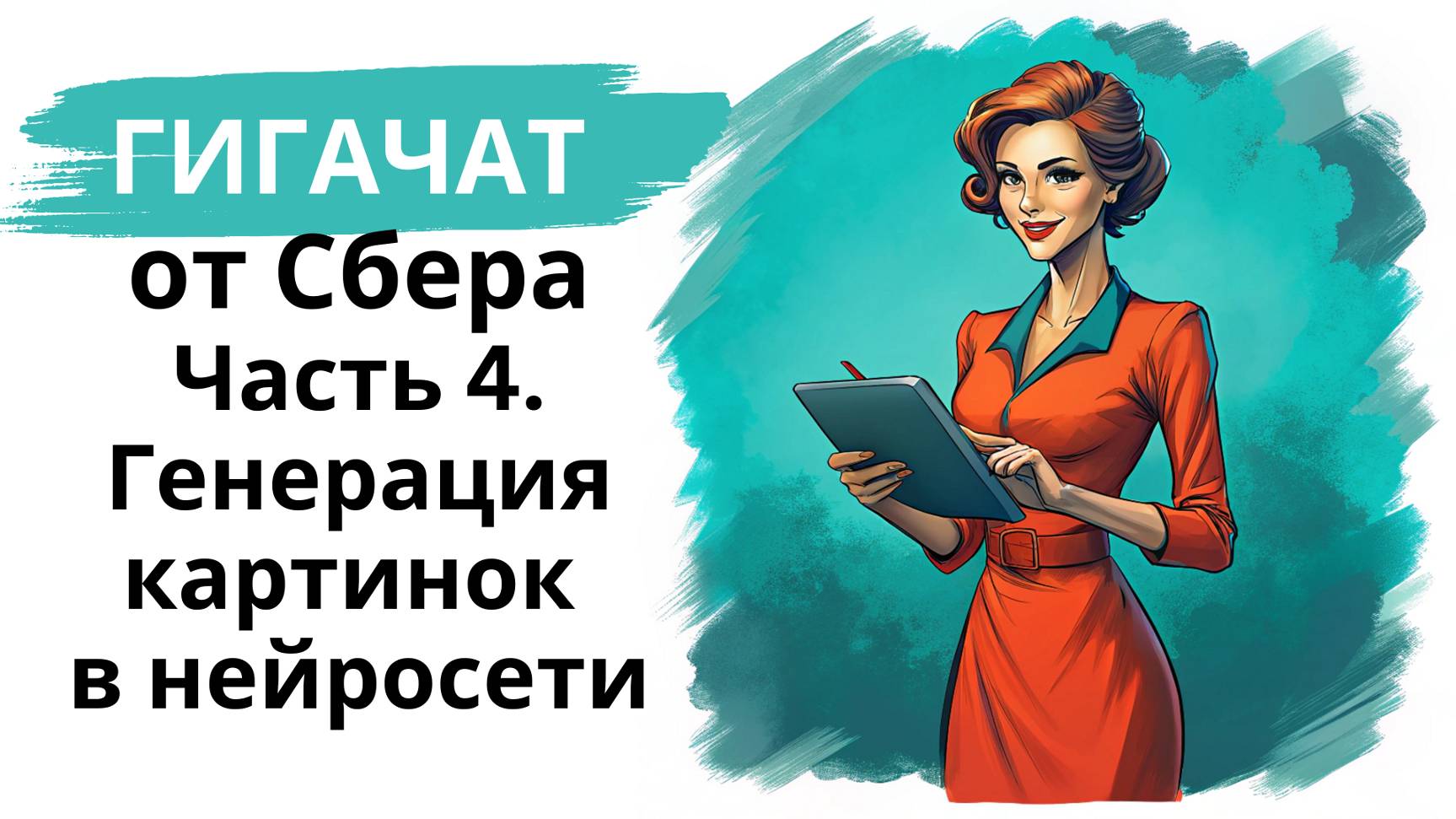 Нейросеть Гигачат/GigaChat от Сбера: мини-курс - часть 4 - генерация картинок смотреть онлайн