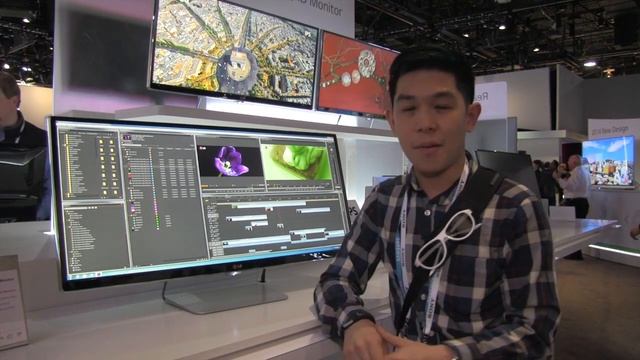 LG 4K Monitor and UltraWide QHD Monitor hands-on смотреть онлайн