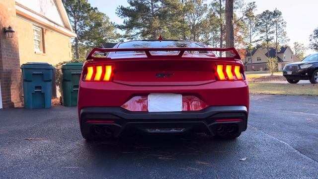 Warm Start and Remote Rev - 2024 Mustang GT with AWE SwitchPath Cat-Back Exhaust смотреть онлайн