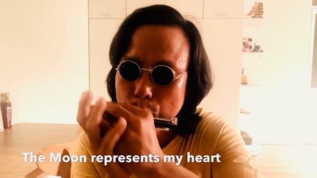 The Moon represents my heart - Harmonica смотреть онлайн