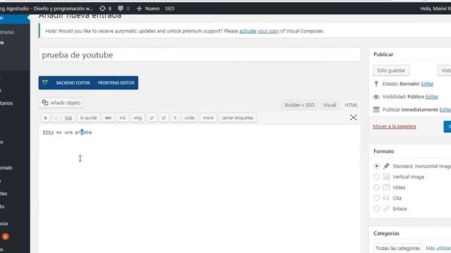 Como insertar un video de youtube en wordpress смотреть онлайн