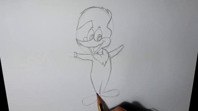 APRENDE cómo DIBUJAR al PÁJARO LOCO paso a paso 😄✅ смотреть онлайн