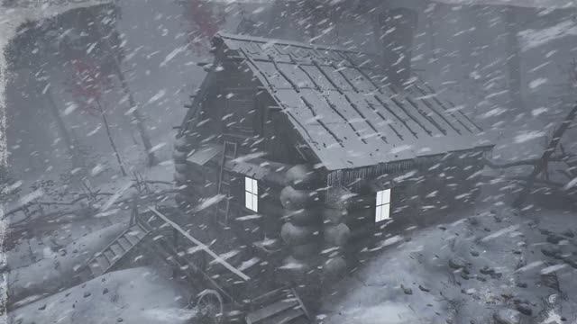 -40 градусов на АРКТИЧЕСКОЙ СТАНЦИИ, звуки ледяной снежной бури и завывания сильного ветра смотреть онлайн