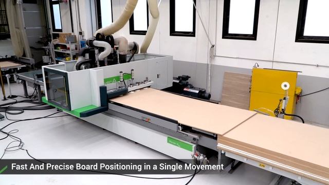 Biesse Rover A FT - MDF Doors nesting with automatic Loading system смотреть онлайн