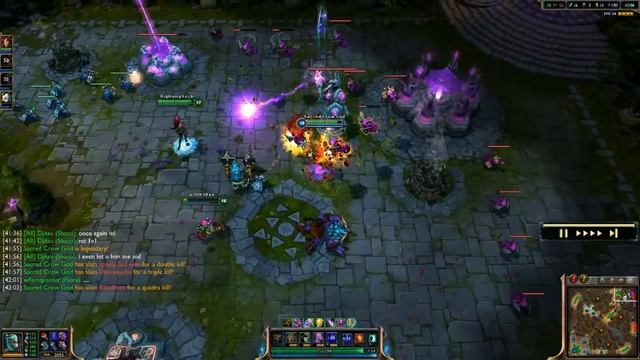 League of Legends highlights #1 PENTAKRIL FIDDLESTICKU PARTY PINWHEELS смотреть онлайн