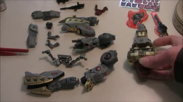 Custom Transformers Me King Grimlock pt. 3 How to paint action figures смотреть онлайн