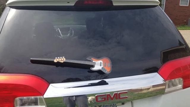 Bass Guitar vehicle rear wiper attachment смотреть онлайн