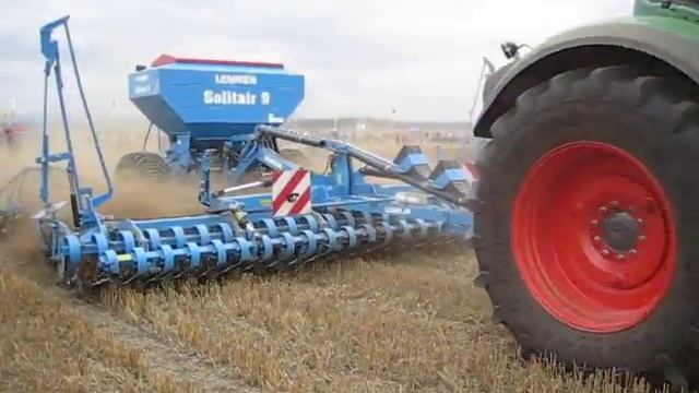 FENDT 933 - Lemken Compact Disc Harrow Heliodor 8 and Pneumatic Seed Combination Soliair 9 смотреть онлайн
