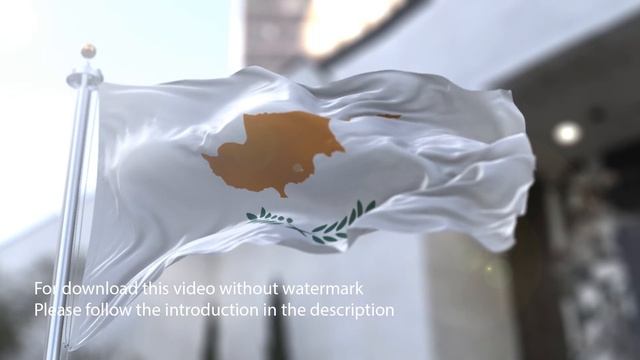 Cyprus flag with 3d effect blowing in the wind 3D Flag V2 long смотреть онлайн