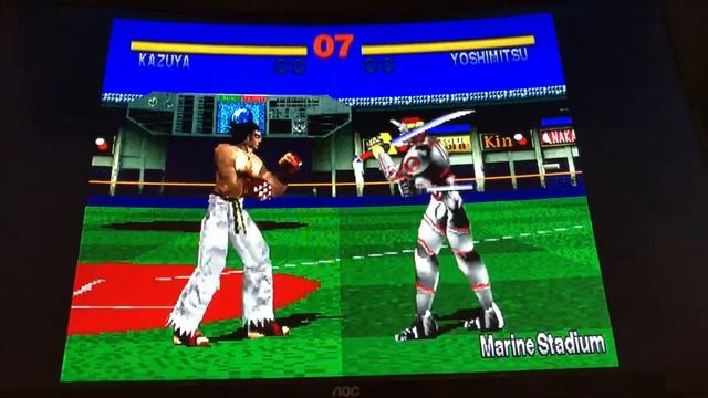 Tekken 1994 Namco System 11 OSSC test смотреть онлайн