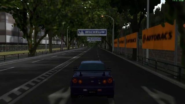 Gran Turismo PSP | Nissan SKYLINE GT-R Special Color Midnight Purple II (R34) '99 смотреть онлайн