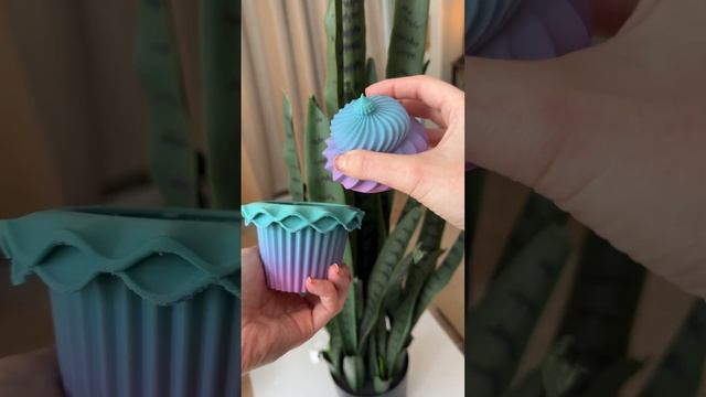 Cup cake 3D print смотреть онлайн