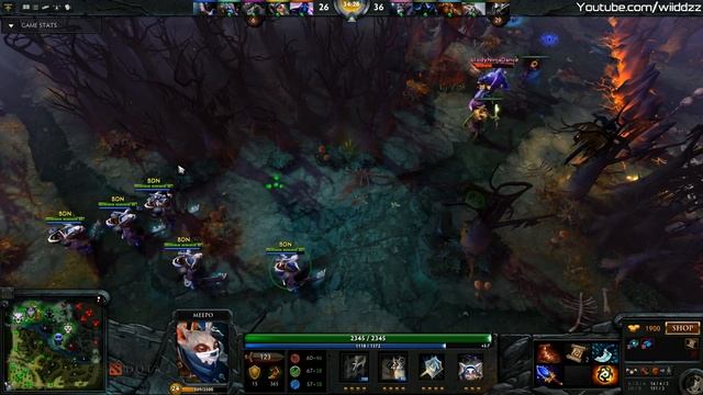 BigDaddy (n0tail) Meepo vs C9.bOne7 Tusk gameplay смотреть онлайн