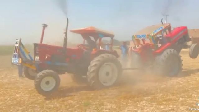 Tochan Muqabla MF385 vs Fiat 640 #masseyferguson #mf385 #newholland смотреть онлайн