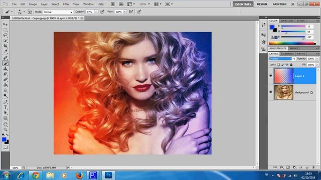 Photoshop Cs5 Tutorial: Glowing Lights Effect HDR смотреть онлайн