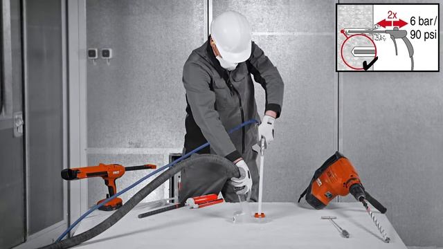 Installation Sur Le Sol / Mur Avec Un Marteau Perforateur Standard : Encastrement Profound