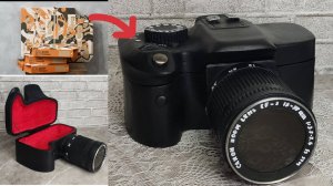 Как сделать шкатулку фотоаппарат из коробок от пиццы
