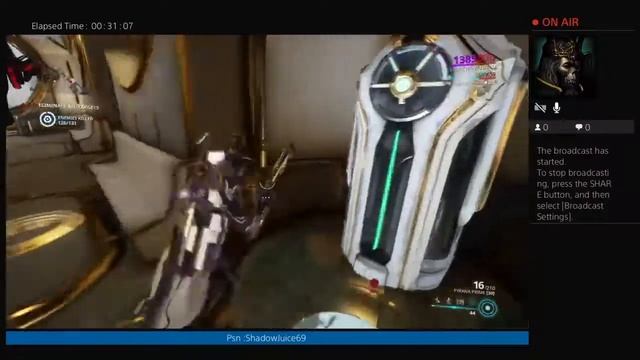 ShadowJuice69's Live PS4 Railjack Farming Argon Crystals with Limbo смотреть онлайн