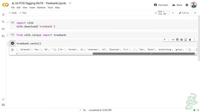 12 - NLP POS Tagging Treebank Annotation смотреть онлайн
