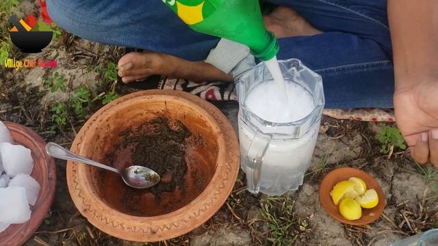 How To Make Mint Margarita Drink I Summer Drink I Mint Lemonade I Iftar Special I Village Style смотреть онлайн