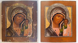 Реставрация Казанской иконы Богородицы