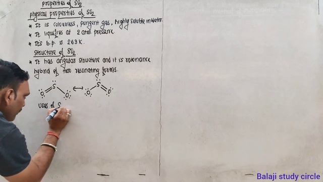 Methods Of Preparation Of SO2//Physical And Chemical Properties Of SO2//Structure & Uses Of SO2