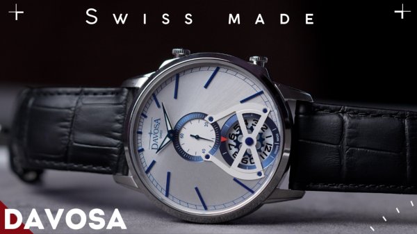 DAVOSA. Стильные швейцарские часы.