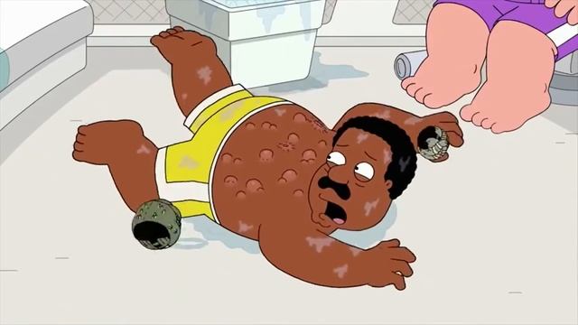 Cleveland doesn't like getting wet | Family Guy смотреть онлайн