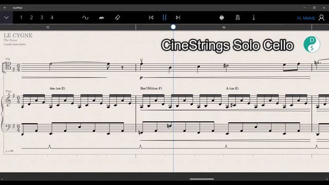 Berlin First Chairs Cello, StaffPad | Le Cygne (The Swan), Saint Saens смотреть онлайн