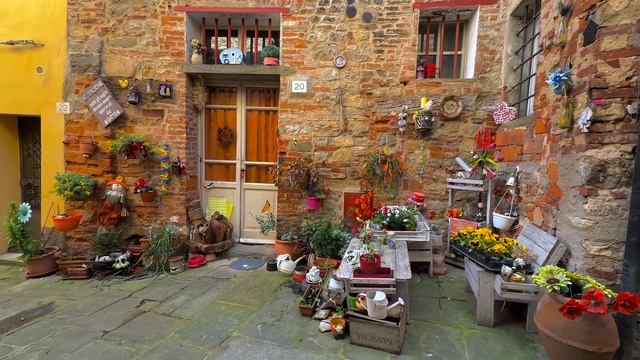 🇮🇹Италия. Тоскана. Лучиньяно - средневековый город. #Lucignano #italy #toskana #италия #тоскана