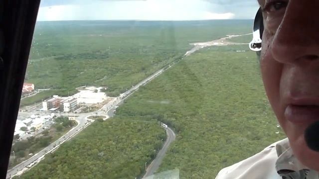 Полет на" Robinson R-44" над Баваро ! Доминикана.