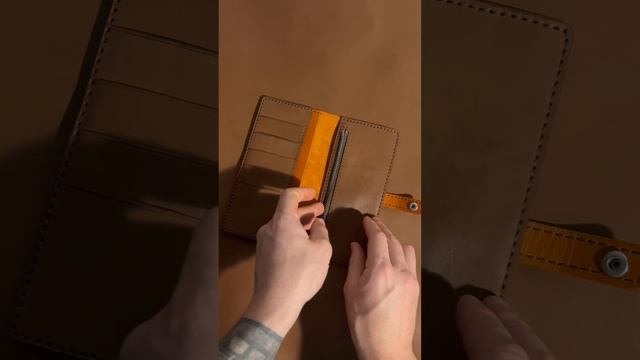 Кошелек лонгер ручной работы из натуральной итальянской кожи Buttero 🔥