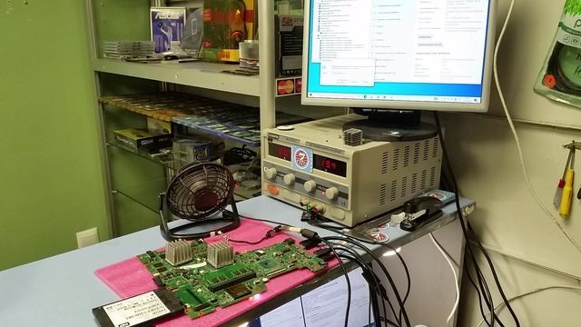 Матплата Asus GL553VE заказ 18844 - контрольный запуск. смотреть онлайн