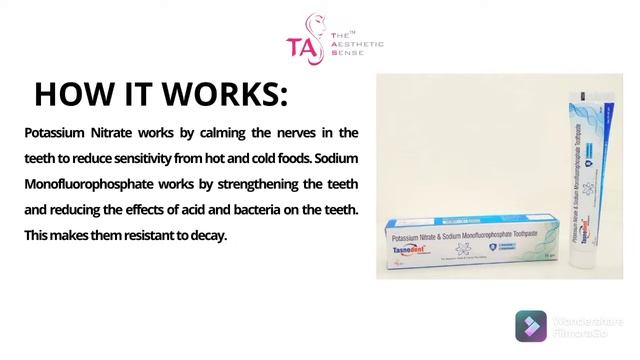 TASNODENT TOOTHPASTE | Uses Of Potassium Nitrate & Sodium Monofluorophosphate Toothpaste | TAS