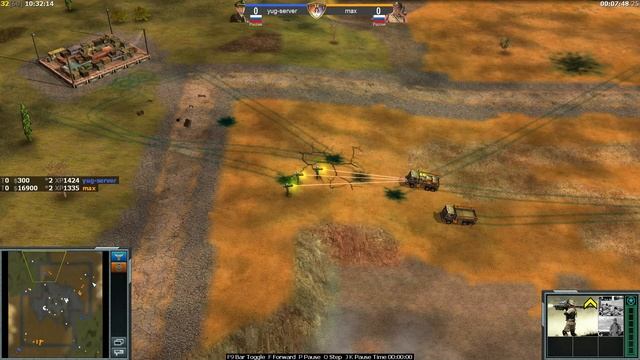 ОКРУЖЕНИЕ И ШТУРМ! yug-server vs max GENERALS ZERO HOUR (ENG SUB) смотреть онлайн