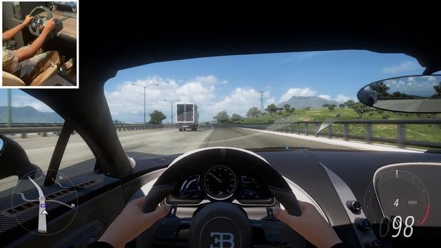 BUGATTI DIVO I Forza Horizon 5 gameplay 4K (Steering wheel + Shifter) смотреть онлайн