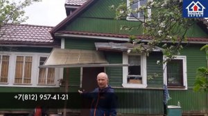Подъем бревенчатого дома на сваи с заменой венцов. Поднимаем дом в Петергофе.
