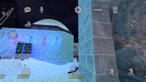 играем в counter shot source mobile против ботов