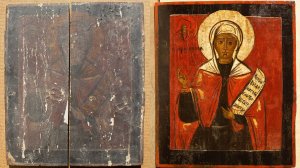 Реставрация иконы св.Параскевы Пятницы